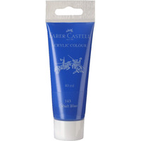 Faber-Castell Acrylic 40 Ml Tube - Cobalt Blue 143
