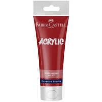 Faber-Castell Creative Studio Acrylic Tube120Ml-Middle Cadmium Red 217