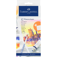 Faber-Castell Creative Studio Watercolours 9 Ml Set Of 12, Blue