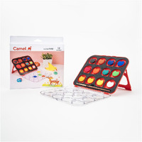 Camel Colorpad Watercolor Cake With Paint Brush | 12 Shade Set | Vibrant Colors | Portable Design For Outdoor Art & Competitions | Ideal For Students