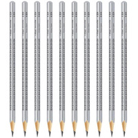 Flair Creative Series Booster 2B Extra Dark Graphite Triangular Pencil | Sharpener & Eraser Included In The Box | Pack Of 20 Pencils