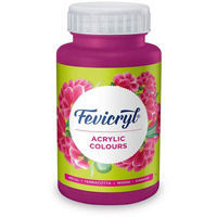 Fevicryl Acrylic Colour Deep Brillant Purple, 500Ml, Art & Craft Paint, Diy Paint, Rich Pigment, Non-Craking Paint For Canvas, Wood, Leather, Earthenware, Metal | Ideal For Hobbyists, Artists