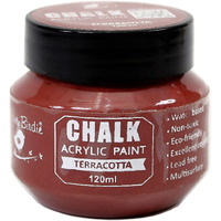 Little Birdie Home Decor Chalk Paint - Terracotta 120Ml | Chalk Paint For Canvas, Wood Furniture, Wall, Home Decor, Glass, Terracotta Pots | Multi Surface Paint