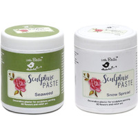 Little Birdie- Sculpture Paste | Decorative Paint For 3D Art | Snow Spread | Seaweed | 400 Gm Each | Pack Of 2