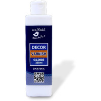 Little Birdie Decor Varnish Gloss 250Ml | For Durable Gloss Finish To Canvas, Wooden Surfaces, Mdf, Oil And Acrylic Paintings, Glass, Metal, Terracotta And More | Water Based & Fast Drying