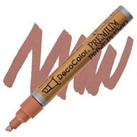 Schubert Decocolor Premium Piant Mettalic For Diy,Resin Art,Craft,Glass Art,Journaling,Scrapbooking,Stone Decor Chisel Tip 5Mm Set Of (Copper) 1Pc.