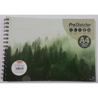 Anupam Pro Sketcher Drawing Book With Butter Paper Pages A4 Size Spiral-Bound Sketchpad 140 Gsm For Artists, Kids & Professionals Pencil Charcoal Pastels (32 Sheets, 64 Pages, Acrylic)