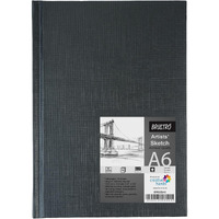 Brustro Artists Sketch Book A6 Size Stitched Bound 156 Pages 90 Gsm (Acid Free)