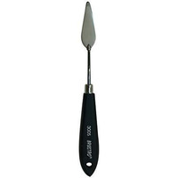 Brustro Artists Palette Painting Knife No. 3005 | Wooden Handle, Stainless Steel Blade | Ideal For Gesso, Acrylic Paint, Modeling Paste, Mixing, Spreading, Scumbling.