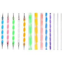 E Shopping 13 Pcs Acrylic Dotting Tool Set Embossing Stylus For Pottery Ceramic And Polymer Clay (Multicolour)