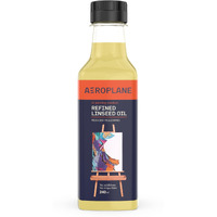 Aeroplane - Refined Linseed Oil For Artists - Reduced Yellowing, Premium Art Supply | 240 Ml