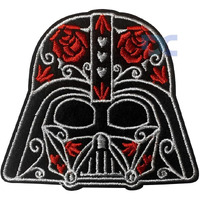 Daily Crafts 1 Pc Star Warrior Embroidered Sew On Patches Iron On Cloth Stickers Big For Clothes Jackets Pants Jeans Bags Boutique Multicolour Different Embroidery Diy Patches| Warrior Patch