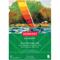 Derwent Academy Oil Pad 15 Sheets, 190 Gsm (A4 Portrait)
