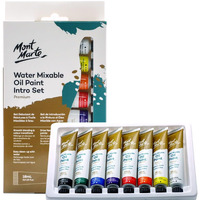 Mont Marte Water Mixable Oil Paint Set - 18Ml, 8 Pieces (Multicolor)