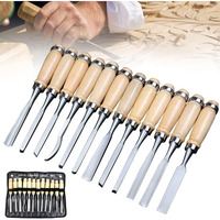 Sunkizzrs 12Pcs Wood Carving Chisel Set  Chisel Set For Woodworking  Wood Carving Professional Tools Set  Woodworking Tools With Carrying Case - Great For Beginners & Pros