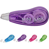 Saya Correction Tape - 3 Meter Pink Refillable Tape For Instant Corrections - Ideal For School, Office, And Home Use - Easy To Use, Smooth Application, And Quick Drying For Flawless Editing