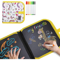 Ovuro Magic Drawing Reusable Erasable Book Doodle Set, Road Trip Car Game Writing Painting Set For Kids (Multicolor, 1 Pc)