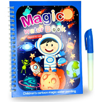 Dikang Magic Water Book For Kids, Magic Brush Pen Sketch Book, Drawing Books Toys For Kids, Return Gifts For Kids Toys For 2-5 Years (Random 1Pc Pack)