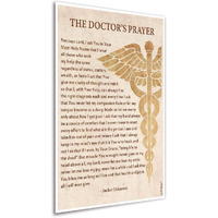 Artinkart- Doctor Prayer Posters For Hospital Opd, Pharma, Clinic, Hospital, Dentist Poster For Wall Decoration (Art Card, Multicolor, 12X18 Inch, Unframed)