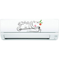 Ac Sticker Krishna Decorative Air Conditioner Pvc Sticker For Home Dcor Bedroom Living Room Hall Guest Room (Multicolor, 19 Cm X 35 Cm)