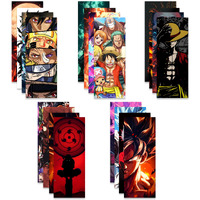 Anime Printed Posters, Various Anime Characters, Size: 12X4.5 Inch (Multicolor)