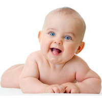Manial Hd Smiling Baby Wall Poster For Pregnant Women, Room Decor (300Gsm Thick Paper, 12X18-Inch, Gloss Laminated, Multicolour)