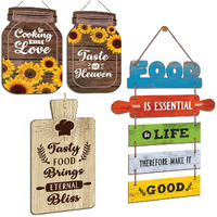 Chaka Chaundh - Kitchen Posters For Wall - Framed Quotes Wall Hanging - (14 X 11 Inches) (Set Of 4 - Multi)