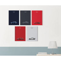 Live Mad Live Crazy (Lmlc) Super Car Vertical Wall Paper Poster Pack - Set Of 5, A3 Size, 12X18 Inch Unframed Art Prints - Home, Bedroom, Living Room & Decor - Aesthetic, Matt Finish