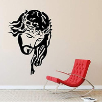 Ghar Kraft Jesus Christ Self-Adhesive Wall Sticker For Home Decor/Decoration - Living Room, Bedroom, Kids Room