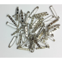 Omx, Brooch Base Back Bar, Badge Holder Finding Safe Metal Locking Pins Backs Safety Clasp Brooch Bar Jewelry Pins For Diy Jewelry Making Supplies Accessories (35Mm, 50 Pc Pack, Silver)
