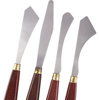 Kabeer Art Big Shape Palette Painting Knife Of 4Pc For Oil,Acrylic And Other Paintings