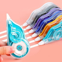 Eclet Correction Tape - Pack Of 1Pcs Correction Tape 18 Meter X 5 Mm, For Journal, Correction Pen, Whitener For Correction, Stationary Items, Correction Pen Tape (Any 1 Random Color Sent) B
