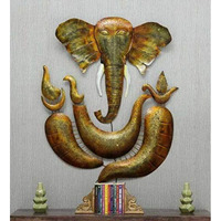 World Decor Lord Ganesha Led Wall Decor (52X04X34 In) - Iron, 86.4 Cm, 132.08 Cm