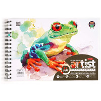 Anupam Artist Drawing Book A4 | 140Gsm | 50 Sheet, 100 Pages | Acid Free Cartridge Paper | Wiro Binding Sketchbook For Pencil, Chalk, Graphite, Crayon & Ink | Ideal For Drawing, Sketching, Design & Architecture