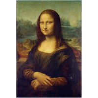 Printelligent Vintage Monalisa Canvas Unframed Wall Art Paintings (12X18-Inches, Multicolour)