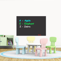 Asmi Collections Waterproof Removable Vinyl Chalkboard Sticker With 2 Chalks (60 Cm * 90 Cm)