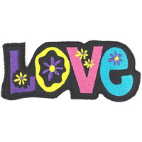 Sync Big Love Patch Embroidered Black Patches For Clothes Jeans Jackets Biker Badges For Bags Kids Baby Clothes Dresses Decoration Craft Sew Stitich On Clothes Paste On Fabric Diy Sweater 1 Piece