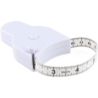 Scholazs Body Measuring Tape Retractable Inch Tape Lock Pin And Push Button 150Cm Tape Measure Measurement For Body Fat Weight Loss Sewing Tape Tailor Tape (Multicolor)