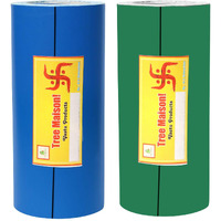 Treemaison Vastu Combo Of Blue-Green Color Tape |Size - 4 Inch| Length- 8 Feet (Approx) |Vastu Remedy For Toilet | Main Door Entrance | Tape Remedy | Pack Of 2