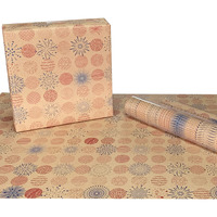 Evince Polka Dots Gift Wrapping Paper | Red Blue Printed Kraft Papers | All Occasion Gifts For Her Him Adults Kids Birthday Christmas New Year Halloween | 35 X 20 | 10 Large Sheets