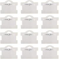 Diy Crafts Pack Of 50Pcs 50X1, White Color, 50Pcs/Lot 7.4Cmx9.5Cm As Image Jewellery Display Cards For Necklaces Jewellery-Making Display (Pack Of 50Pcs 50X1, White Color)