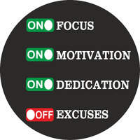 Zenomia Office Motivational Quotes Poster Sticker | Wall & Glass Decor For Office, Workplace, Study Room | Round 12.5 Inch | 1 Piece