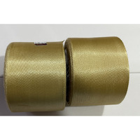 Omx Satin Ribbon Decoration, Size - 2 Inch Wide, 20 Mtr, 2 Roll, 10 Mtr In 1 Roll For Gift Wrapping, Multi-Purpose Use (Biege)