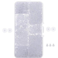 Diy Crafts Design # No 1, Pack Of 1000 Pcs, Clear Small Earrings Back For Di (Design # No 1, Pack Of 1000 Pcs)