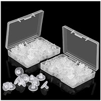 Diy Crafts Pack Of 500 Pcs, Silver, Pairs Bullet Clutch Earring Backs With Pad Earring Safety Backs Note :- Box Not Included With This Sale (Silver Gold C (Pack Of 500 Pcs, Silver)