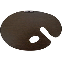 Roger & Moris Artist Wooden Palette (Wenge) With Thumb Hole For Drawing, Painting And Coloring Size (12 Inch X 18- Inch)