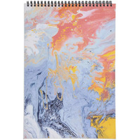 Papboo Marble Art- A4 Artist Sketch Book - Drawing Book, With Back Support- 140 Gsm- 50 Pages- (Matte Finished Cover)