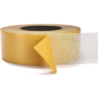 Ankzwee Yellow 3Cm X 20 Meter Double Sided Carpet Tape High Adhesive Strength Mesh Double Sided Cloth Tape, Strong Tape, Double Sided Mounting Tape Used For Carpet Edge Banding