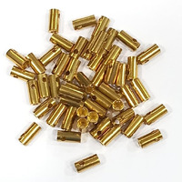 Omx Mobile Strap Metal Pipe Golden Colour, (Tube Shape With 2Mm Hole & 2 Small 0.5 Mm Hole On 2 Side Of Pipe) (50 Pc)