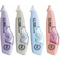 Flair Ct 302 Correction Tape | Non-Toxic & Tear Resistant | 5Mm X 6M | Pack Of 4 - Body Color May Vary
